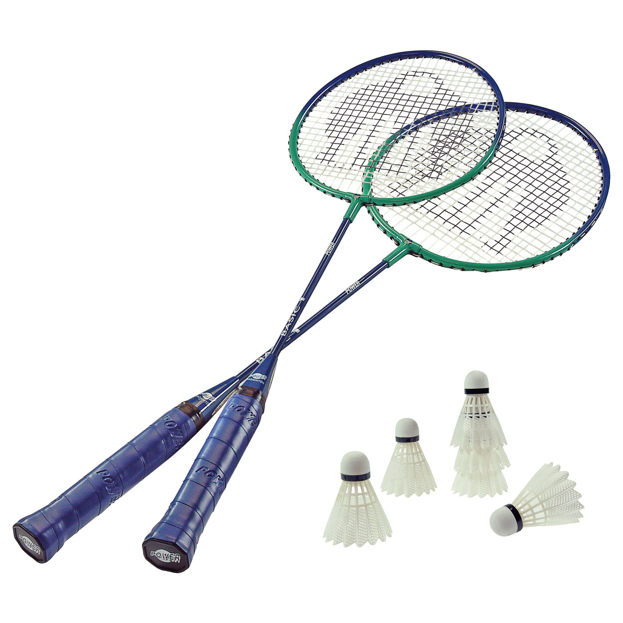 Badminton Set Standard, 2 rackets 66 cm + 6 shuttlecocks buy online Sport-Tec