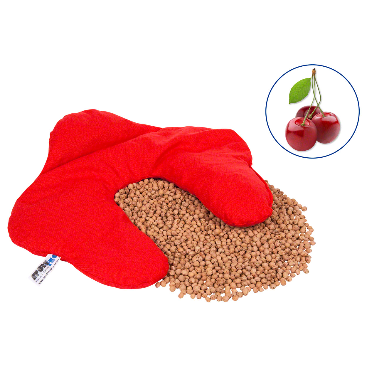 cherry stone cushion