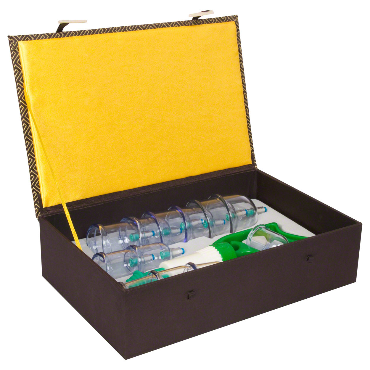 Cupping glassset with vacuum pump, 18piece