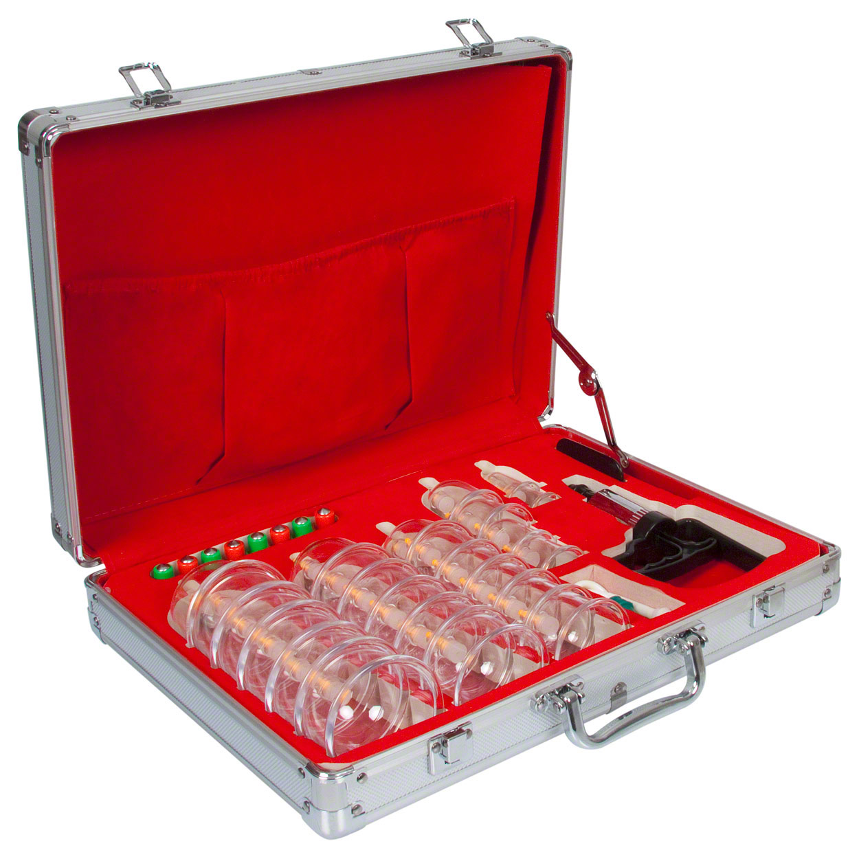 Cupping glassset with vacuum pump, 38piece