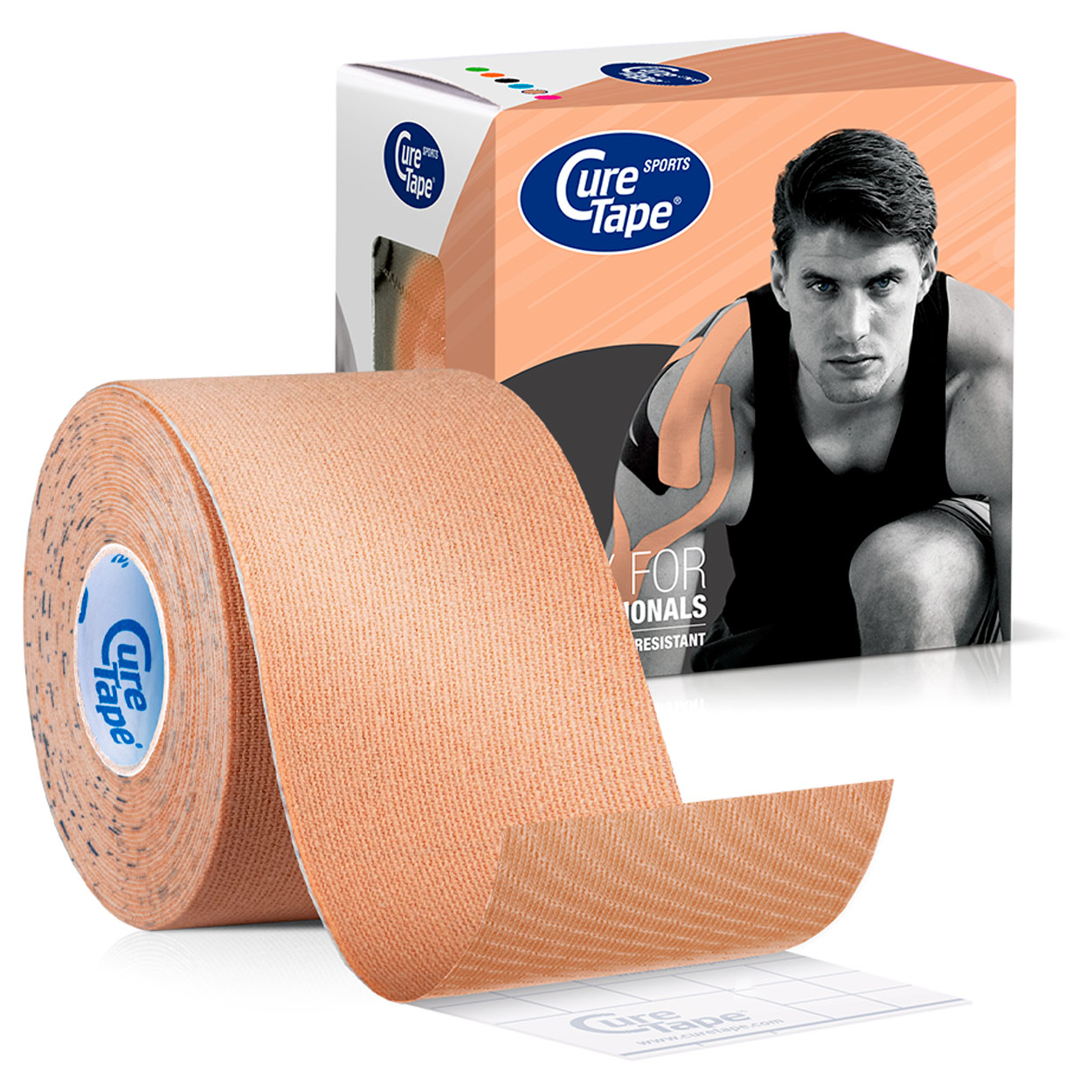 Cure Tape Sports, 5 m x 5 cm, waterproof, beige buy online SportTec