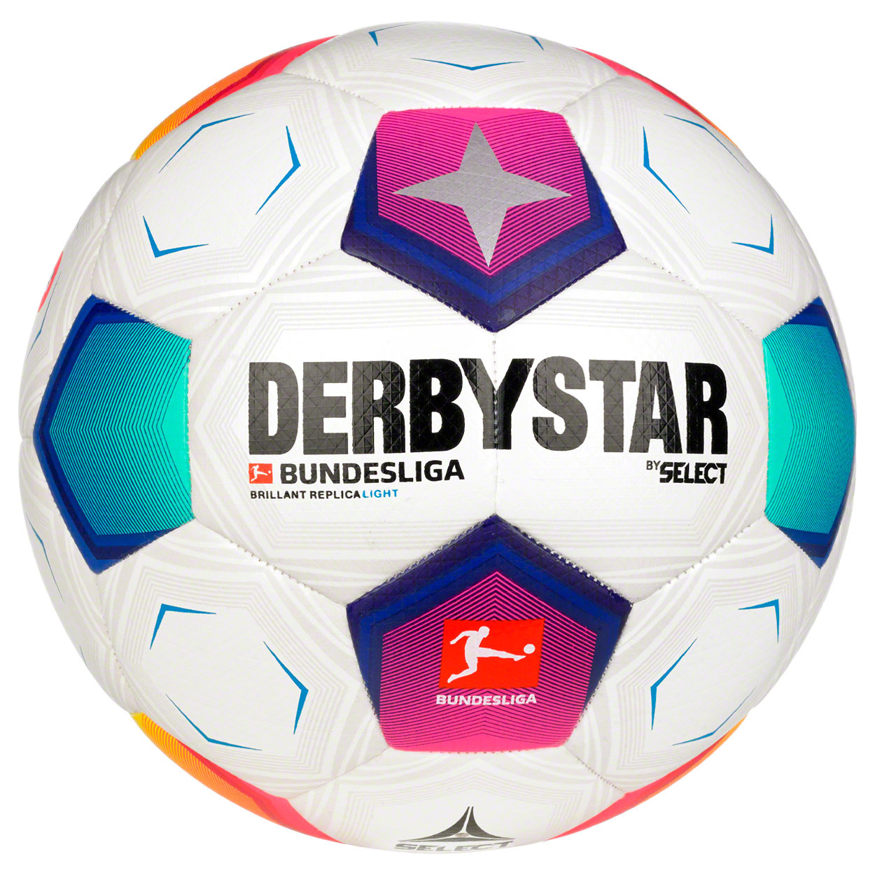 Ballon De Foot Derbystar Junior Light V23 – Taille 4, Vert Et Blanc