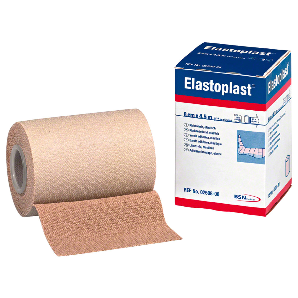 ELASTOPLAST Bande Adhésive Elastique 6 cm X 2,5 m