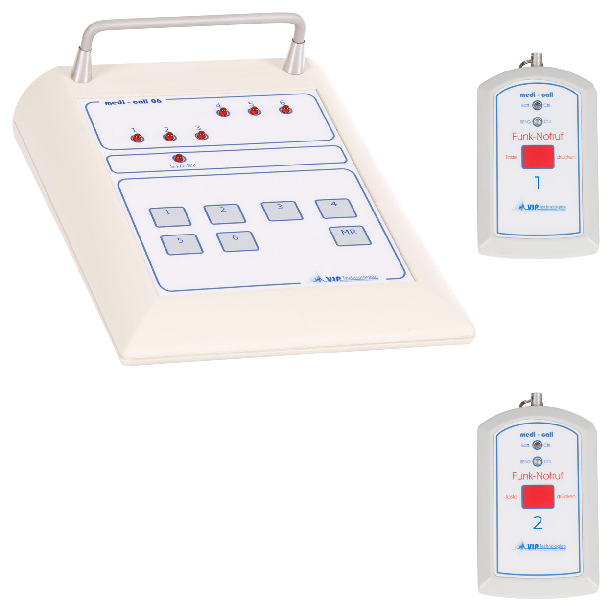 emergency call system receiving unit medi call 06 6 channels incl 2 transmitters buy online sport tec