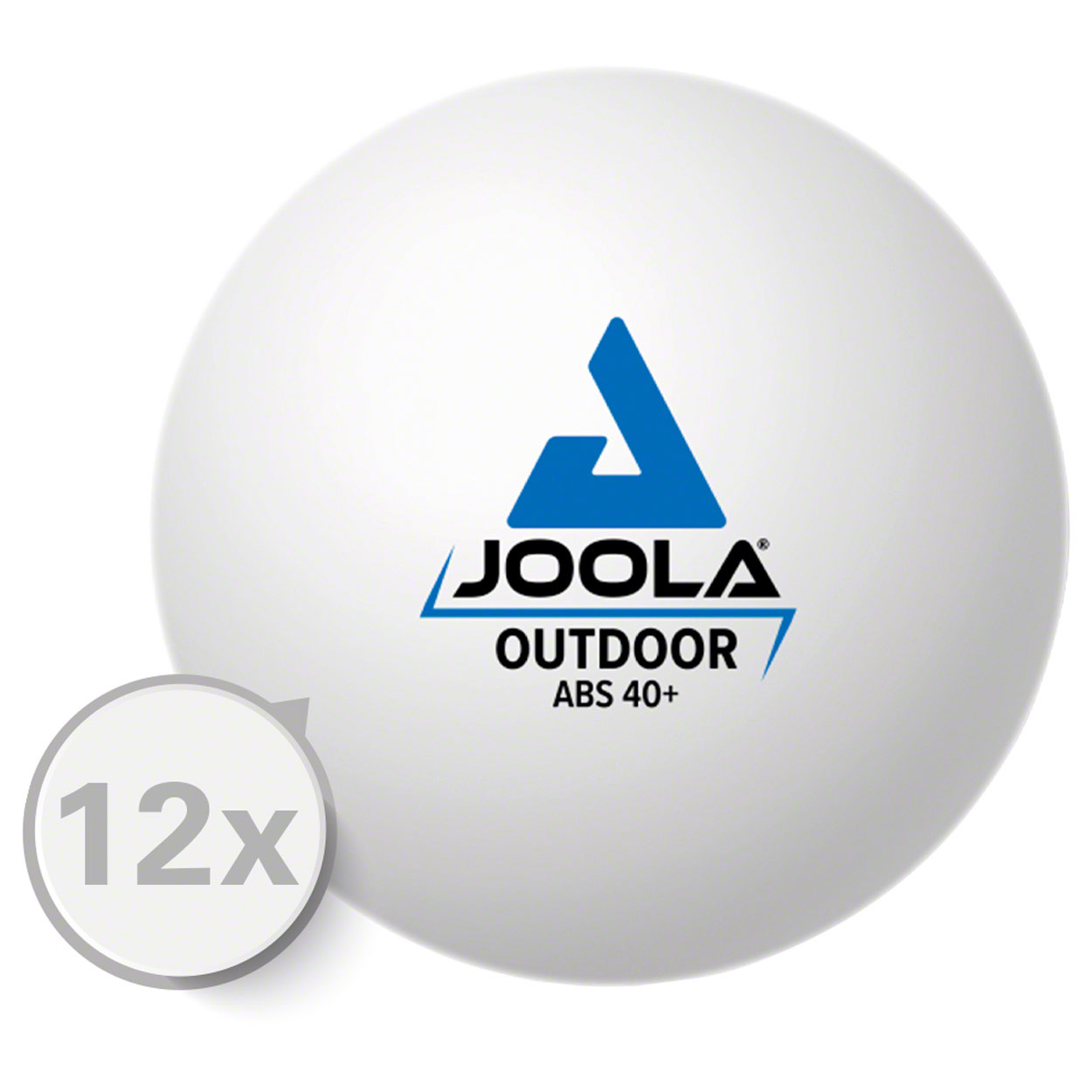 Joola table tennis balls Outdoor 40 +,12 pieces, white - buy online ...