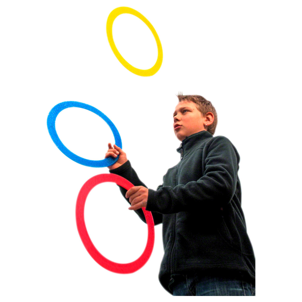 Juggling rings made of plastic Ø 32 cm, set of 3 buy online SportTec