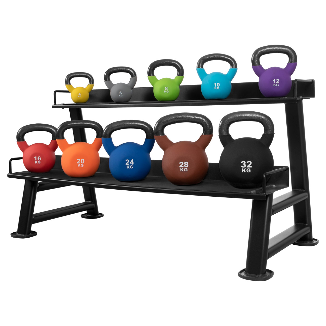 Kettlebell tray outlet