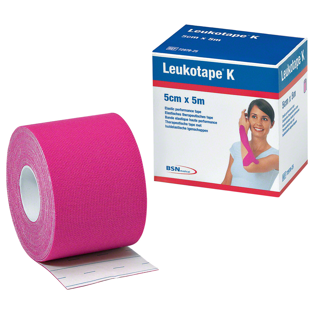 Leukotape K, m x cm, pink buy online Sport-Tec