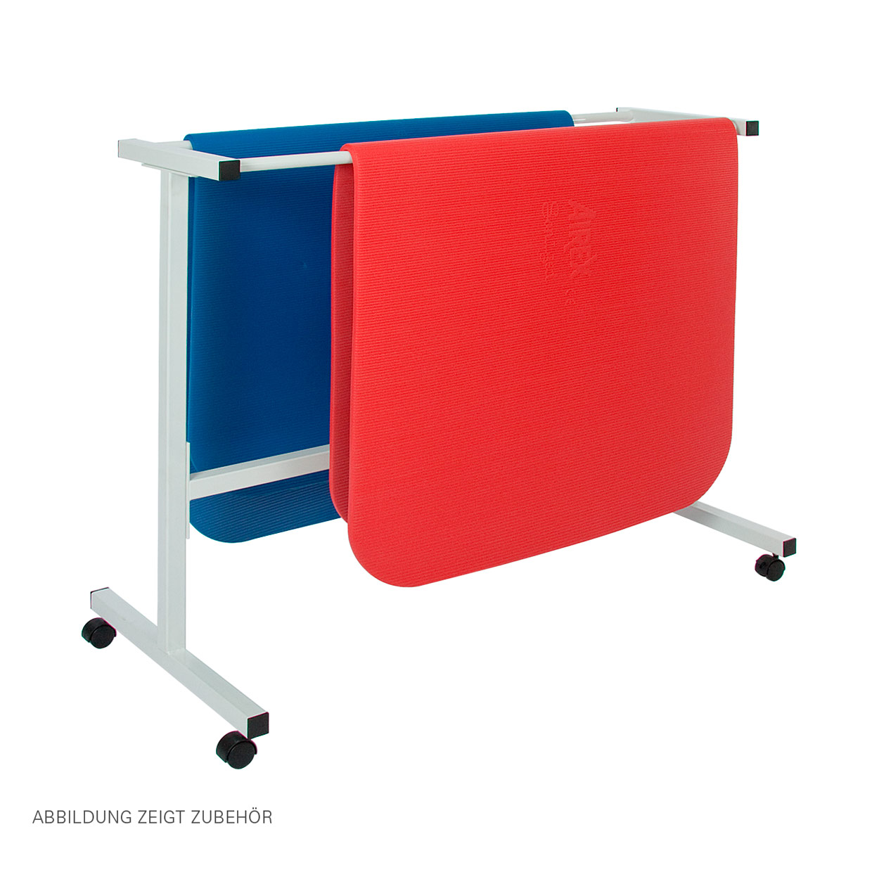 Matt trolley for max. 10 gymnastics mats, mobile
