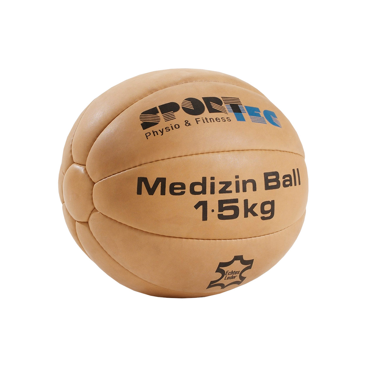 Medicine ball made of leather, Ø 22 cm, 1.5 kg buy online SportTec