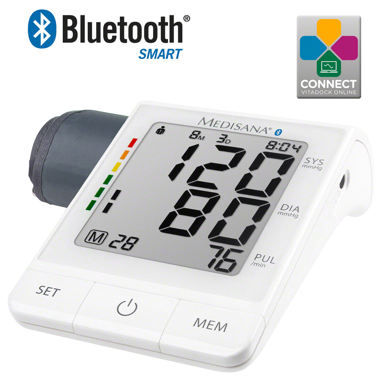 Medisana Upper arm blood pressure monitor BU 530 Connect, incl. Bluetooth