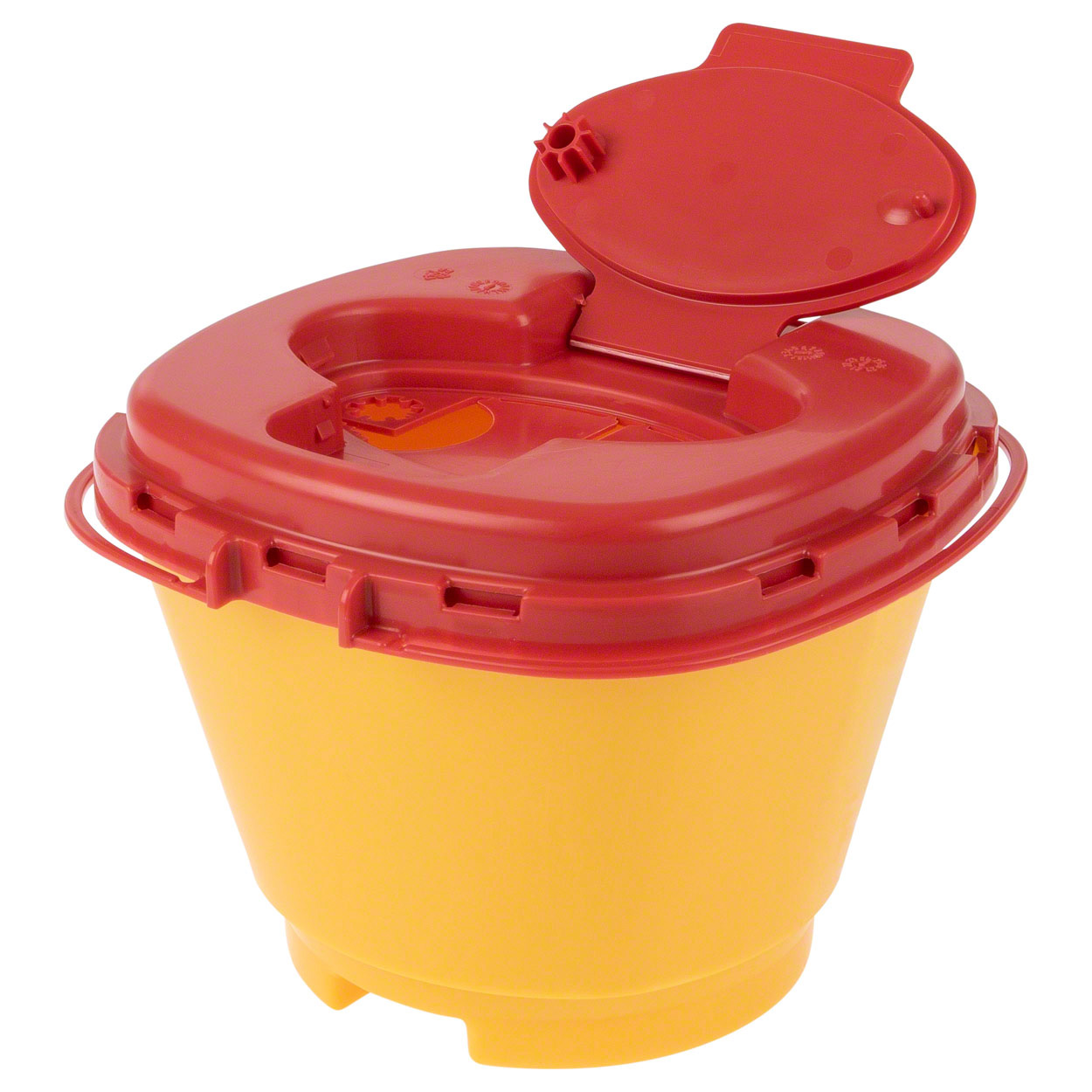Needle disposal box 1.5 l, MultiSafe twin plus, oval opening, ø 179x176 mm