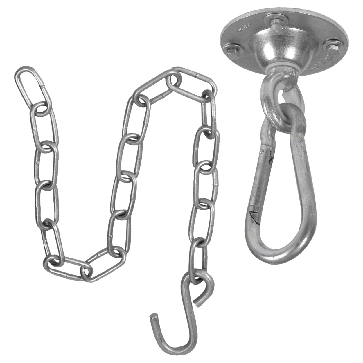 Security ceiling hook incl. chain 70 cm, galvanized