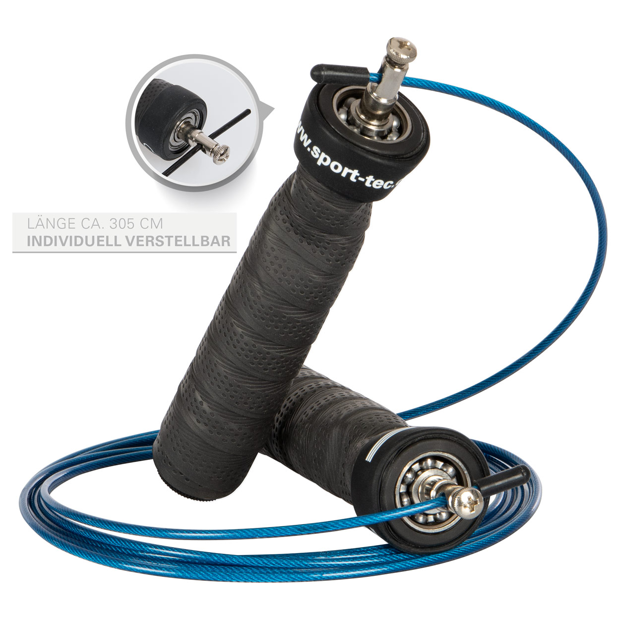 Sport-Tec speed rope with non-slip handles incl. 2 weights buy online |  Sport-Tec