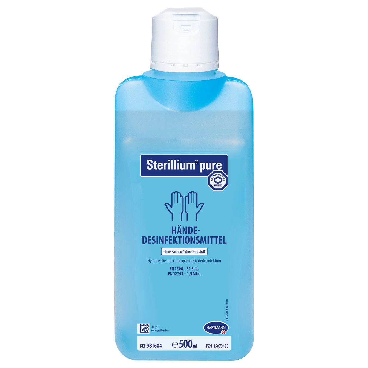 Sterillium Hand Disinfectant Pure, 500 ml buy online