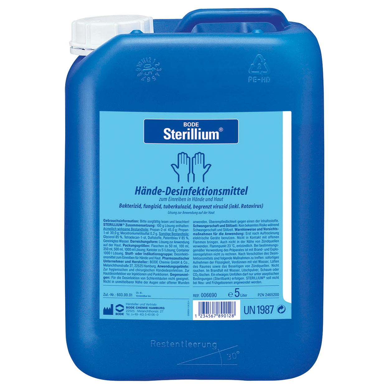 Sterillium hand sanitizer 5 litre price top