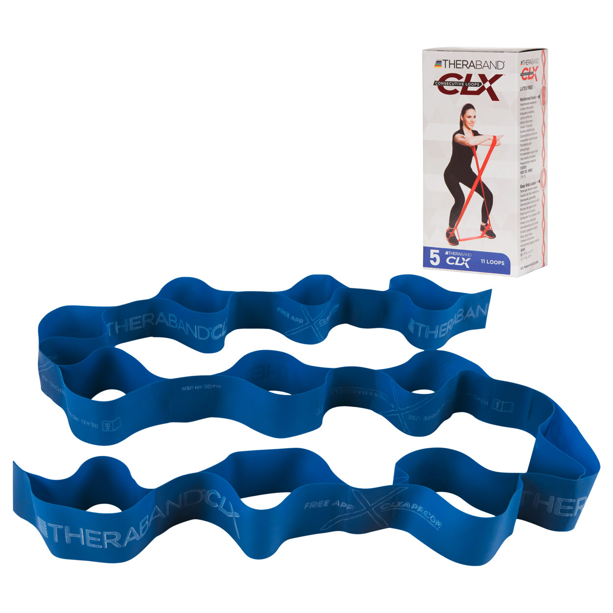 Thera Band CLX ribbon 2 m extra heavy blue Buy now