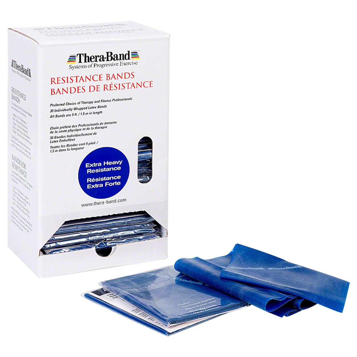 Thera Band Dispenser incl. 30 bands extra strong blue