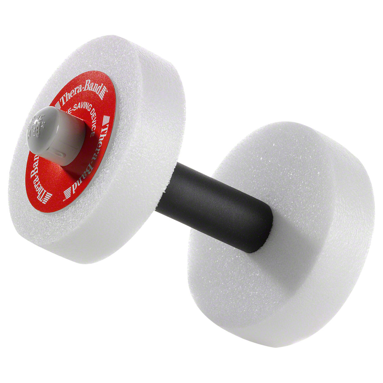 TheraBand water dumbbells lightweight, red, Ø 15 cm, pair