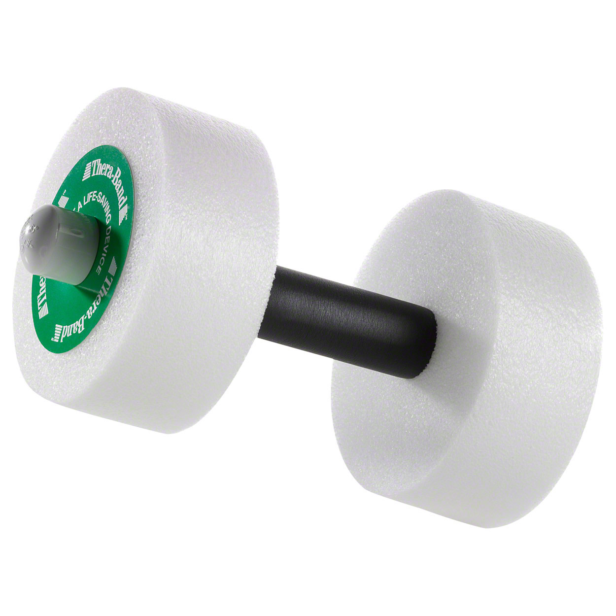 TheraBand water dumbbells medium, green, Ø 15 cm, pair