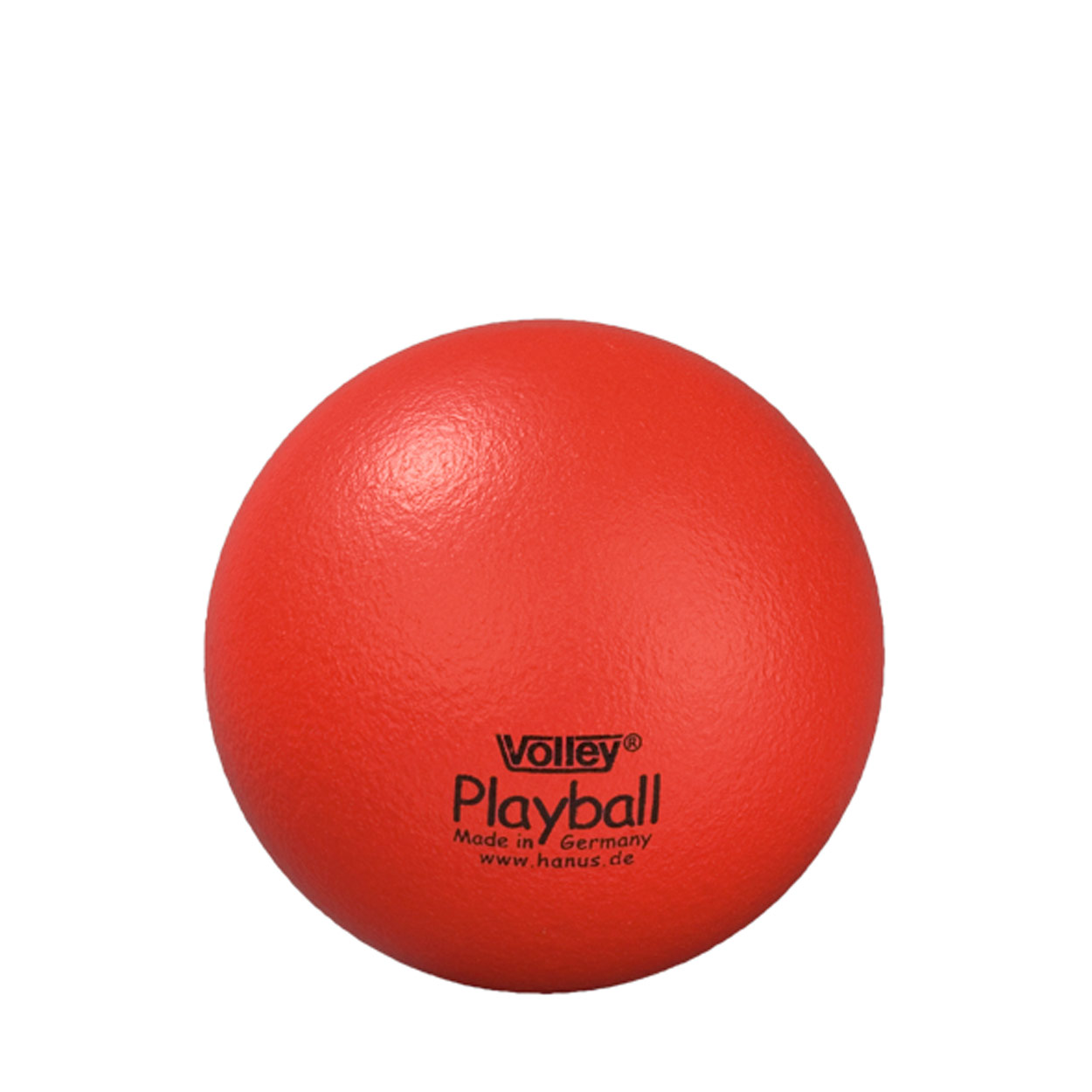 VOLLEY foam ball with elephant skin, Ø 16 cm, red