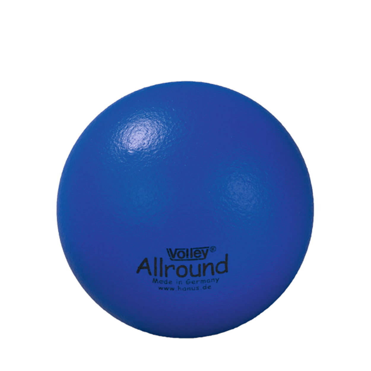 VOLLEY foam ball with elephant skin, Ø 18 cm, blue