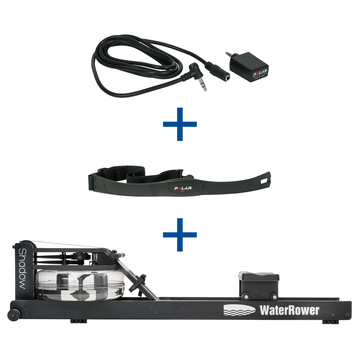 inkl WaterRower Rudergerät Shadow S4 Monitor 