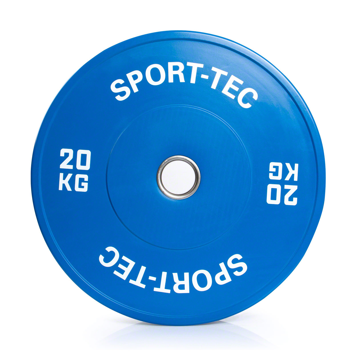 Weight plate Olympia Bumper Plate 50 mm 20 kg blue buy online Sport Tec
