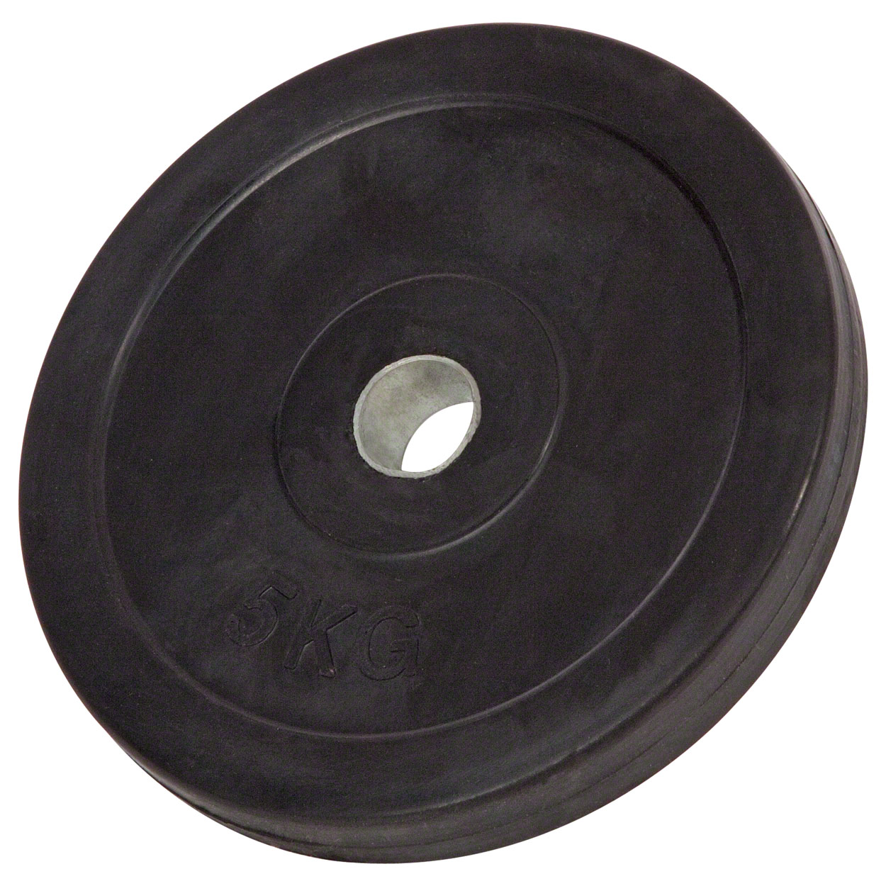 Weight plate with rubber coating, Ø 3 cm, 5 kg, one piece buy online