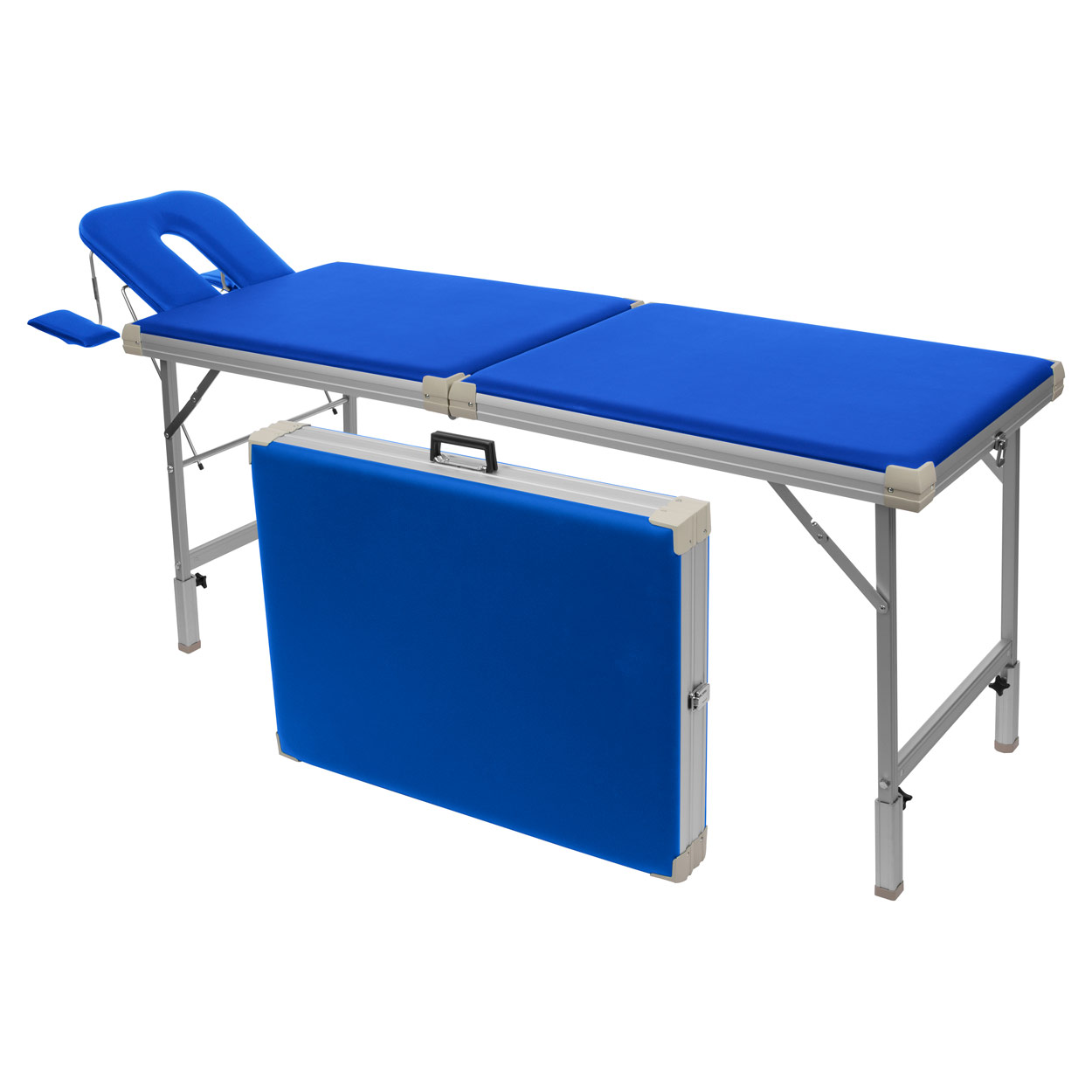 portable massage table Robusta ST, incl. head rest + arm rest, 170