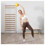 Coated foam ball,  16 cm, yellow