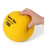 Foam ball uncoated,  18 cm, yellow