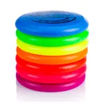 Image shows Sport-Tec Soft-Flyer throwing disc, coated