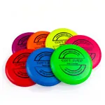 Image shows Sport-Tec Soft-Flyer throwing disc, coated