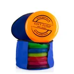 Image shows Sport-Tec Soft-Flyer clay target set, 7 pieces incl. storage bag