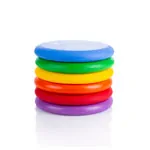 Image shows VOLLEY Foam Throwing Disc ELE'Soft saucer with elephant skin,  25 cm