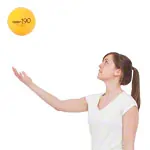 VOLLEY foam ball uncoated,  19 cm, yellow
