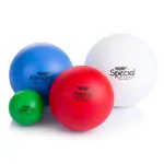 Image shows VOLLEY foam ball with ekephant skin,  21 cm, white