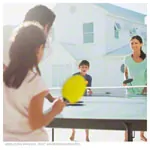JOOLA table tennis set VIVID OUTDOOR, 2 TT bats + 3 TT balls