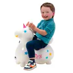 Image shows GYMNIC bouncy animal unicorn Rody Magical Unicorn