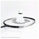 Image shows Badminton racket exclusive, 66 cm, piece