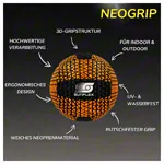 Image shows SUNFLEX&nbsp;Beach- und Funball NeoGrip, Orange, size 5