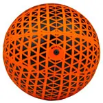 Image shows sunflex Basketball NeoGrip, Orange/black, size 5