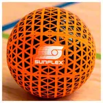 Image shows sunflex Basketball NeoGrip, Orange/black, size 5