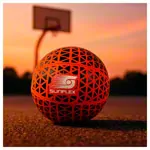 Image shows sunflex Basketball NeoGrip, Orange/black, size 5