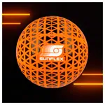 Image shows sunflex Basketball NeoGrip, Orange/black, size 5