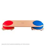 Image shows Rolling slide for stacking blocks, L x W x H 29 x 29 x 5.5 cm