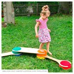 Balancing bar set for stacking blocks, 3 pcs.