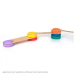 Balancing bar set for stacking blocks, 3 pcs.
