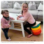 Image shows Move seat plate for stacking blocks, L x W x H 29 x 29 x 1.2 cm